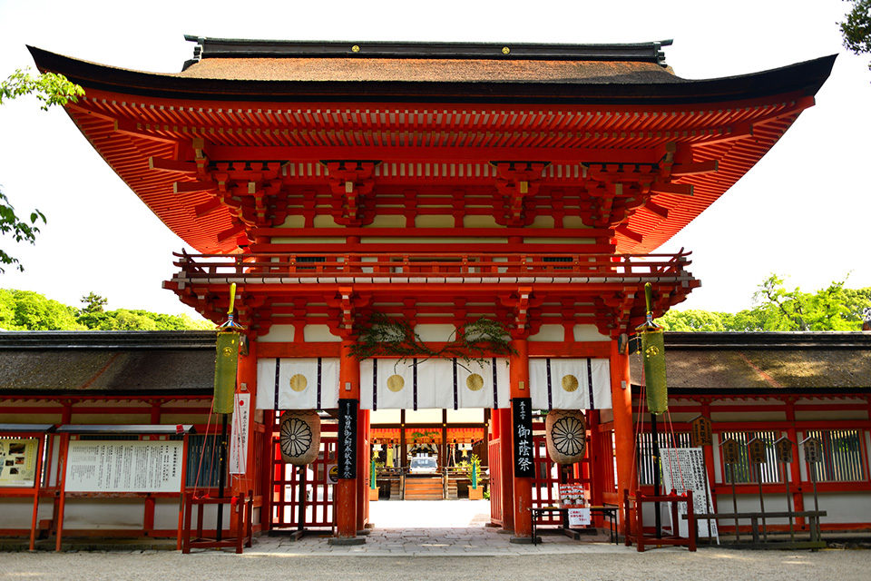 紅葉の名所下鴨神社