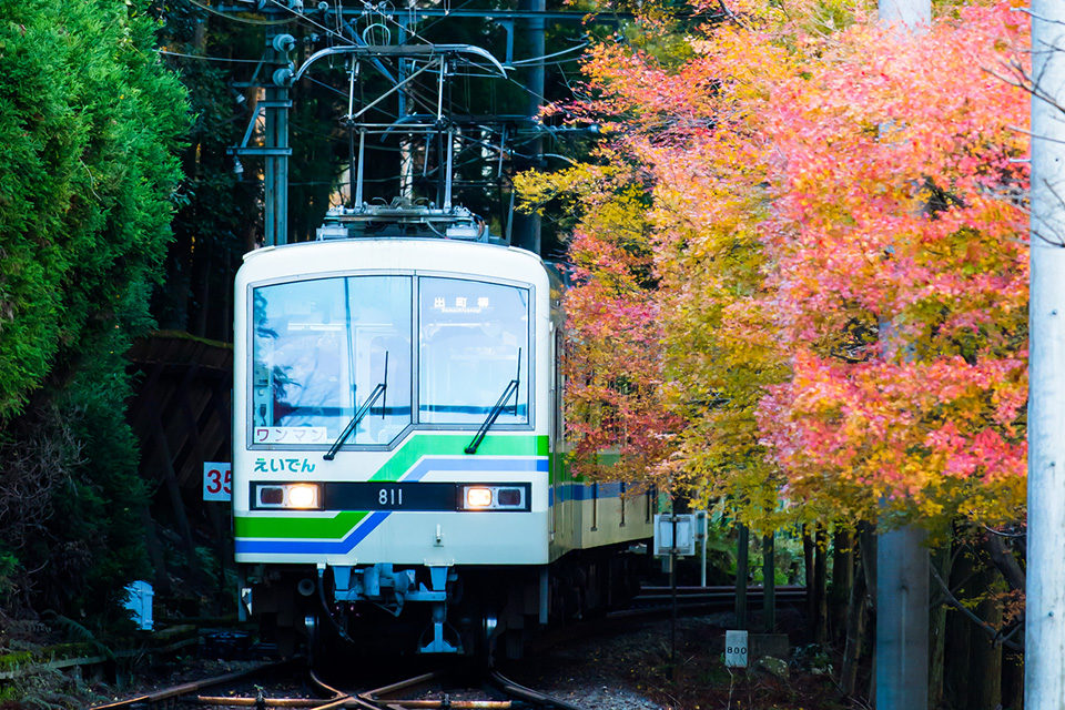 京都の紅葉は叡山電鉄で！叡山電鉄沿線のおすすすめスポットと休憩にも便利なカフェをご紹介！