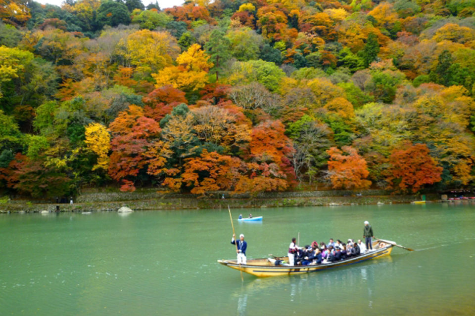 京都 嵐山の紅葉が最も美しい時期は 嵐山の紅葉の見ごろと見どころをまとめました Caedekyoto カエデ京都 紅葉と伝統美を引き継ぐバッグ