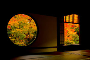 源光庵　京都　紅葉