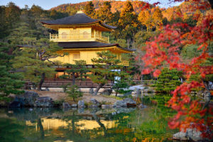 金閣寺の紅葉
