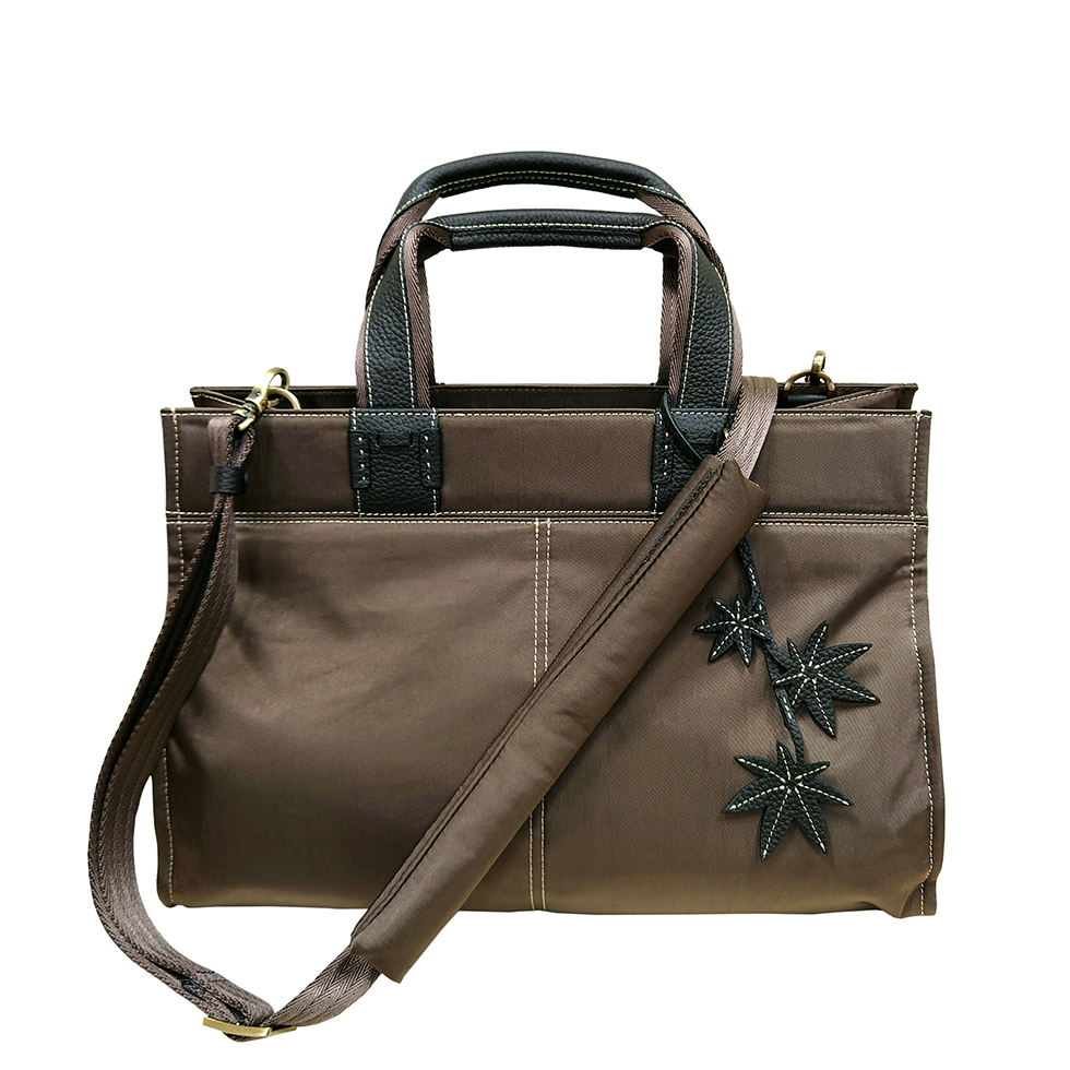 京都限定のELISIR caede KYOTO | エリシアカエデ京都のバッグシリーズ　Wrinkle Serena Grande Brown