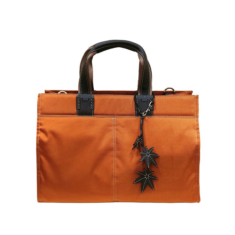 京都限定のELISIR caede KYOTO | エリシアカエデ京都のバッグシリーズ　Wrinkle Serena Grande Orange
