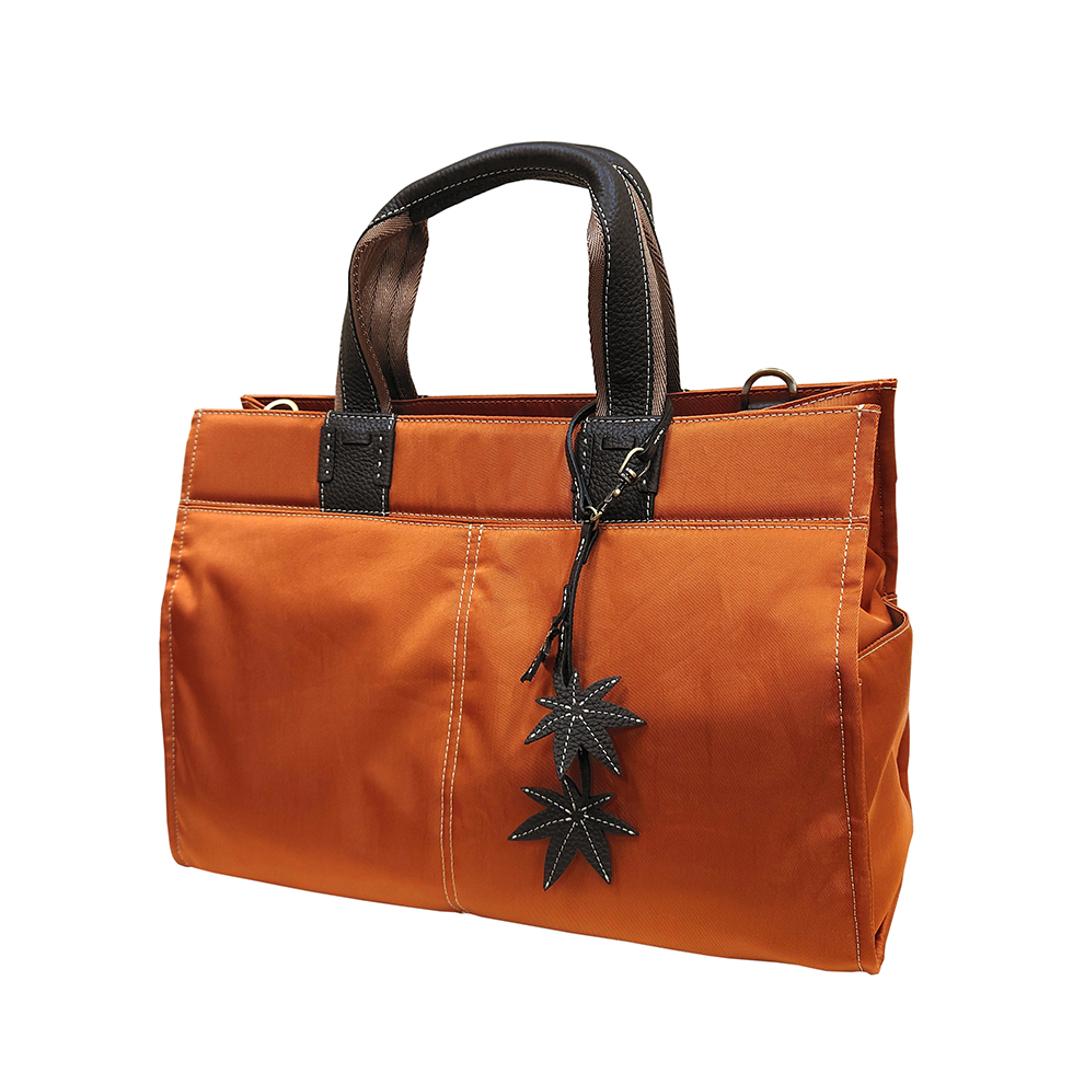 京都限定のELISIR caede KYOTO | エリシアカエデ京都のバッグシリーズ　Wrinkle Serena Grande Orange