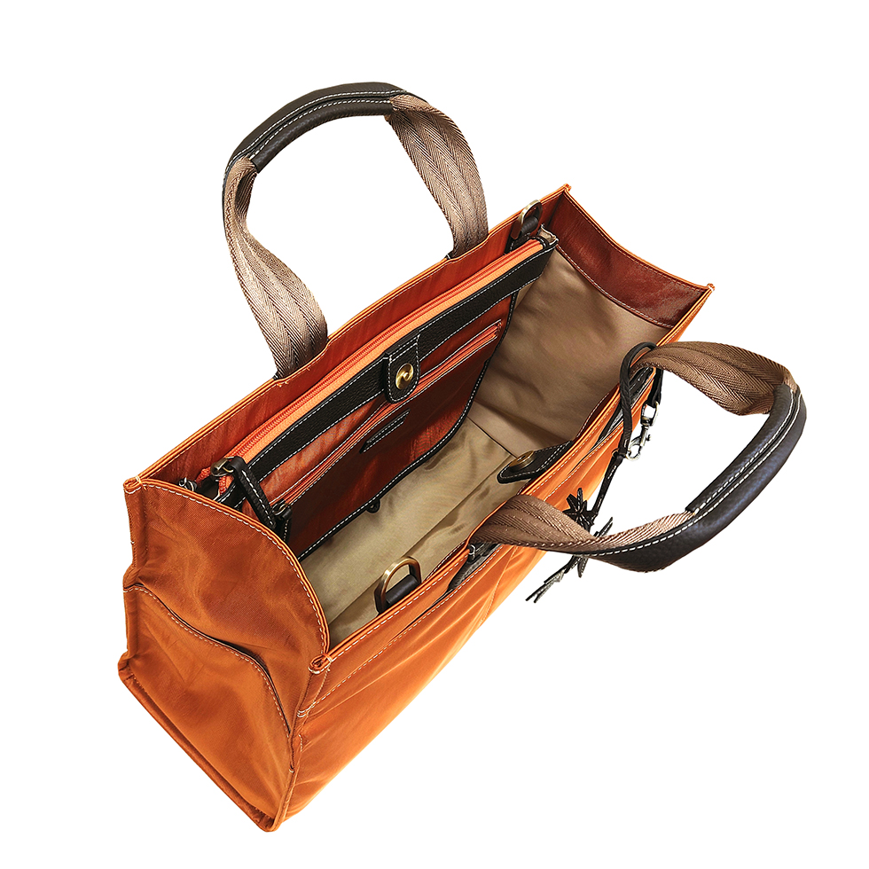 京都限定のELISIR caede KYOTO | エリシアカエデ京都のバッグシリーズ　Wrinkle Serena Grande Orange