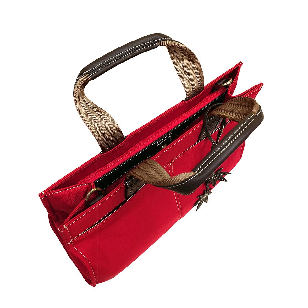 京都限定のELISIR caede KYOTO | エリシアカエデ京都のバッグシリーズ　Wrinkle Serena Grande Red
