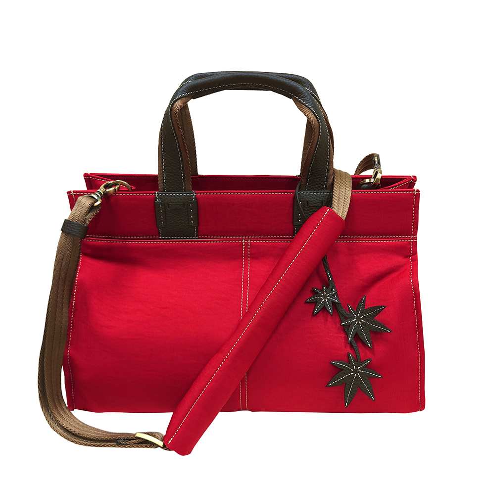 京都限定のELISIR caede KYOTO | エリシアカエデ京都のバッグシリーズ　Wrinkle Serena Grande Red