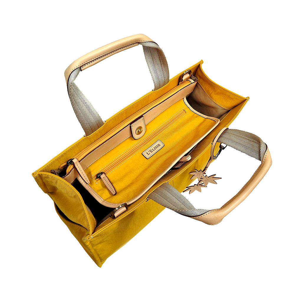 京都限定のELISIR caede KYOTO | エリシアカエデ京都のバッグシリーズ　Wrinkle Serena Grande Yellow