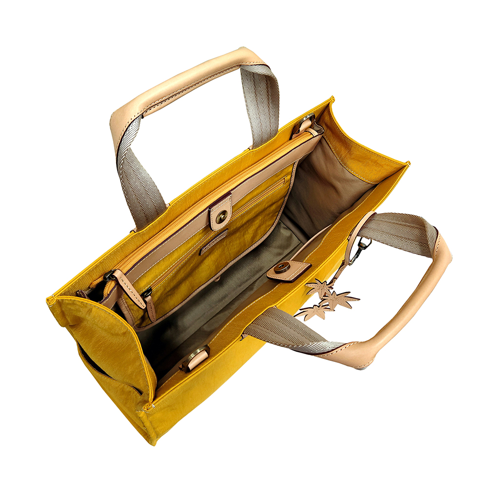 京都限定のELISIR caede KYOTO | エリシアカエデ京都のバッグシリーズ　Wrinkle Serena Grande Yellow