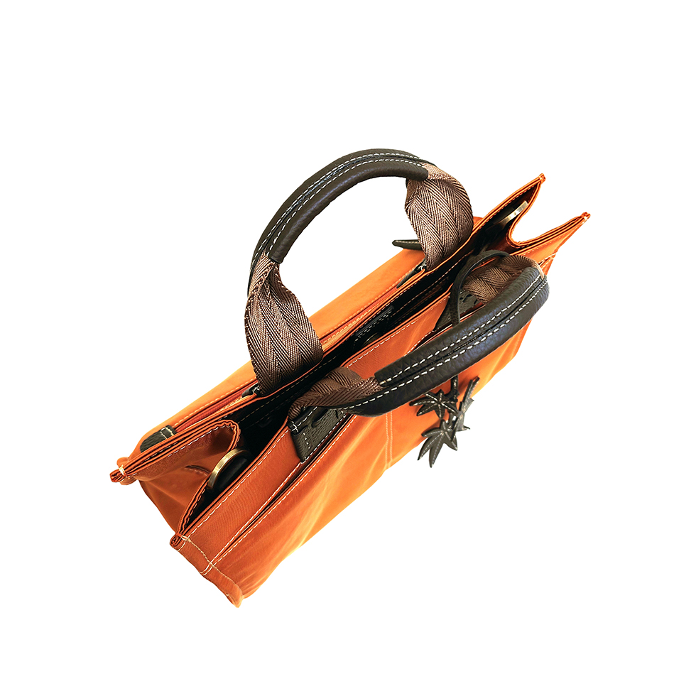 京都限定のELISIR caede KYOTO | エリシアカエデ京都のバッグシリーズ　Wrinkle SERENA Orange