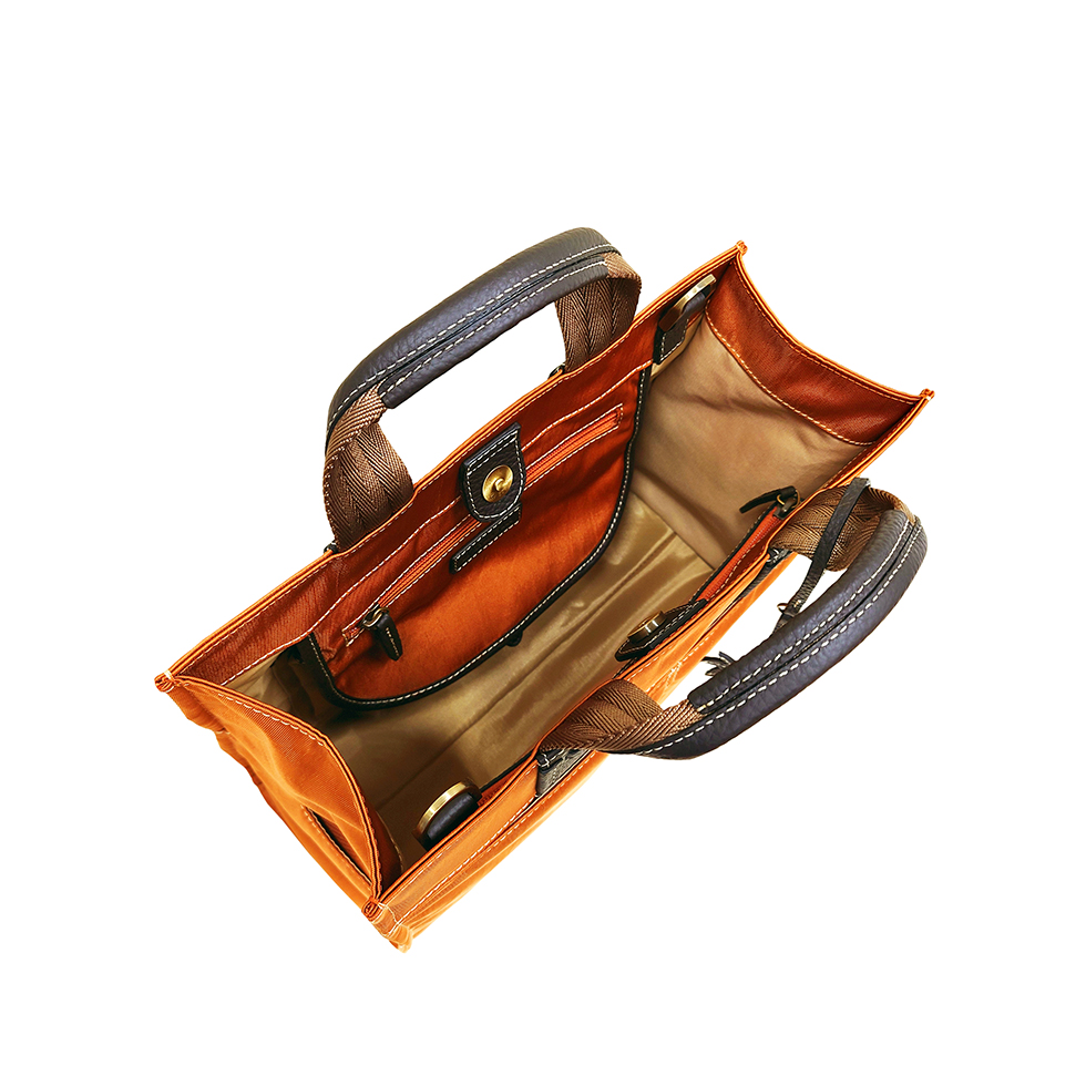 京都限定のELISIR caede KYOTO | エリシアカエデ京都のバッグシリーズ　Wrinkle SERENA Orange