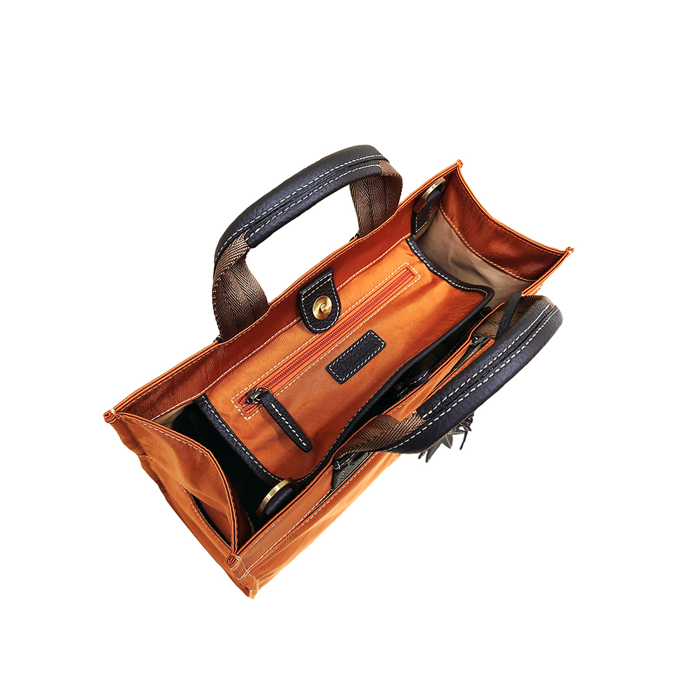 京都限定のELISIR caede KYOTO | エリシアカエデ京都のバッグシリーズ　Wrinkle SERENA Orange