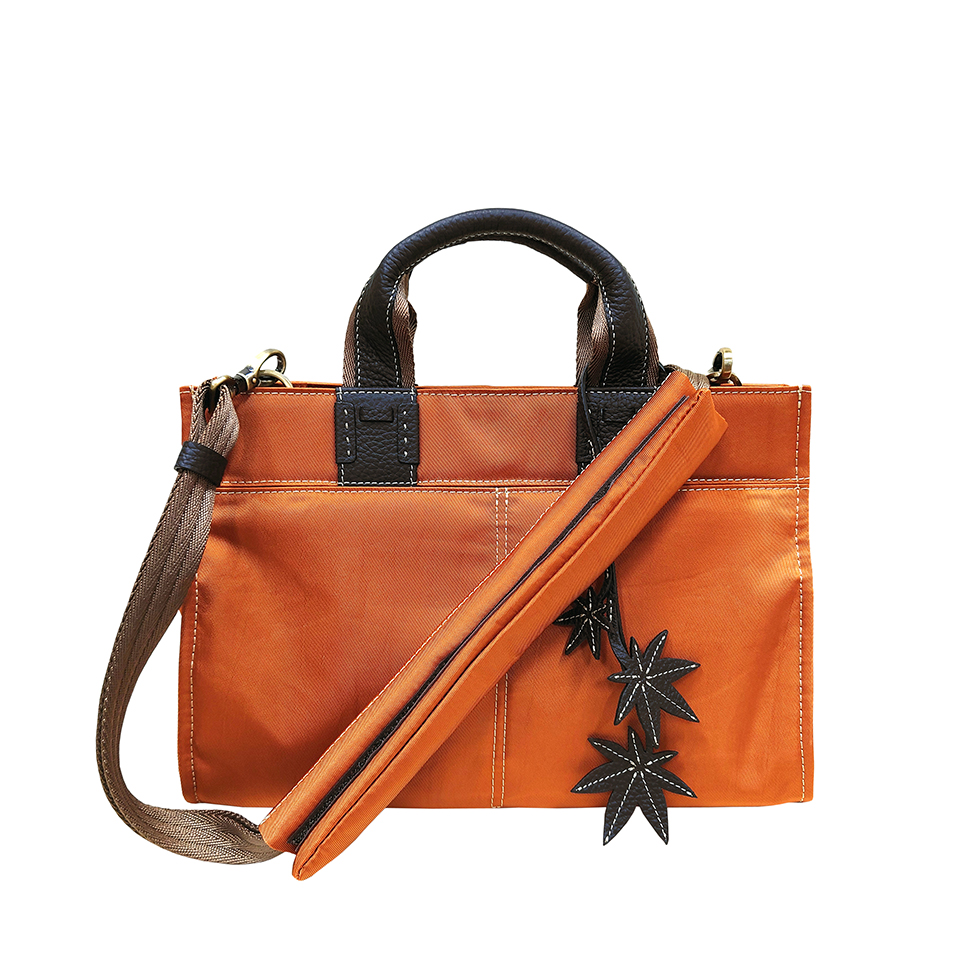 京都限定のELISIR caede KYOTO | エリシアカエデ京都のバッグシリーズ　Wrinkle SERENA Orange