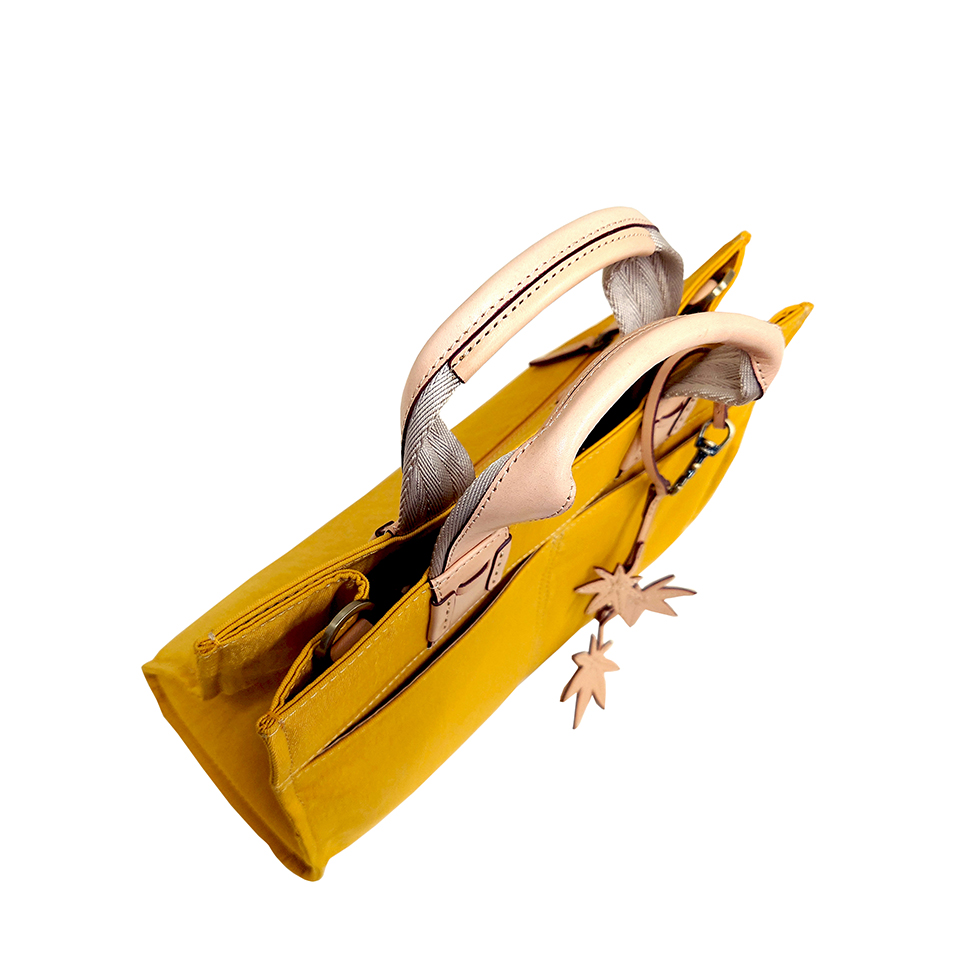 京都限定のELISIR caede KYOTO | エリシアカエデ京都のバッグシリーズ　Wrinkle SERENA Yellow