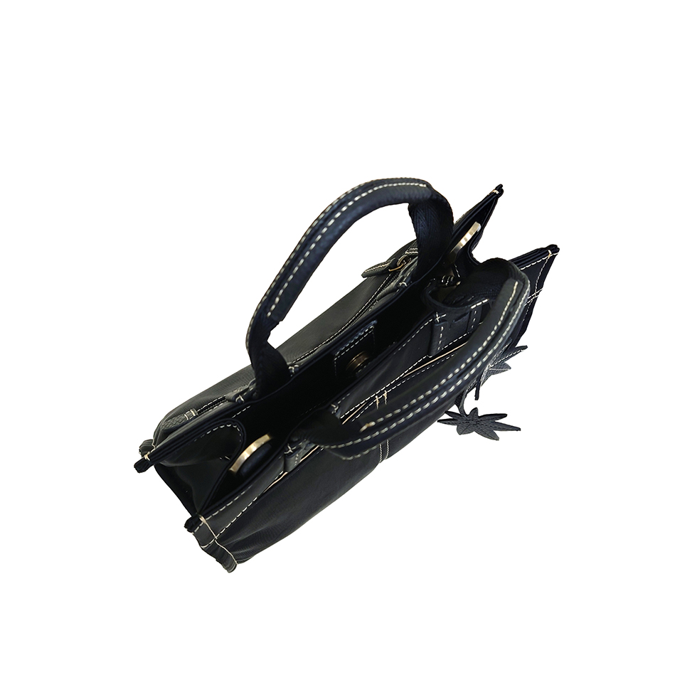 京都限定のELISIR caede KYOTO | エリシアカエデ京都のバッグシリーズ　Wrinkle Serena Mini Black