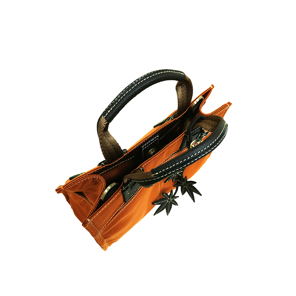 京都限定のELISIR caede KYOTO | エリシアカエデ京都のバッグシリーズ　Wrinkle Serena Mini Orange