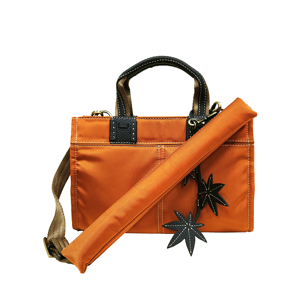 京都限定のELISIR caede KYOTO | エリシアカエデ京都のバッグシリーズ　Wrinkle Serena Mini Orange