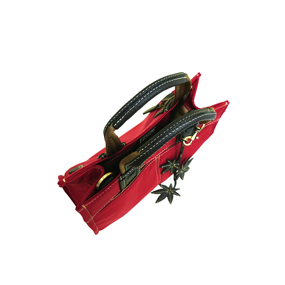 京都限定のELISIR caede KYOTO | エリシアカエデ京都のバッグシリーズ　Wrinkle Serena Mini Red
