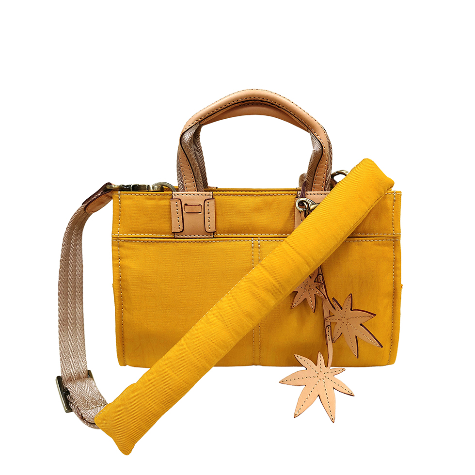 京都限定のELISIR caede KYOTO | エリシアカエデ京都のバッグシリーズ　Wrinkle Serena Mini Yellow